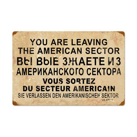 American-Sector-Vintage-Sign-Metal-Sign