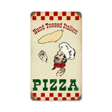 Hand Tossed Pizza Vintage Sign Metal Sign