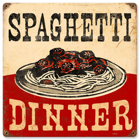 Spaghetti-Dinner-Vintage-Sign-Metal-Sign