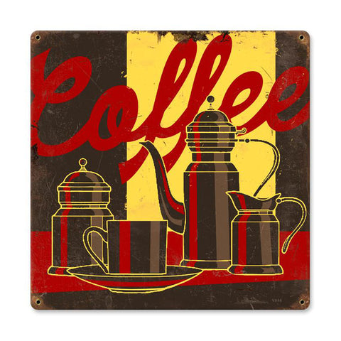 Coffee Vintage Sign Metal Sign