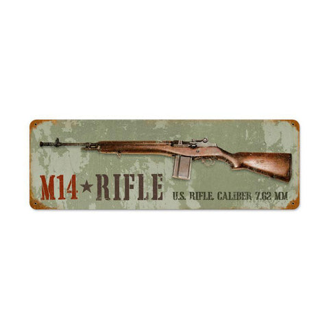 M14-Rifle-Vintage-Sign-Metal-Sign