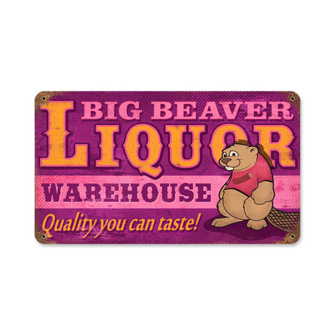 Liquor Warehouse Vintage Sign Metal Sign