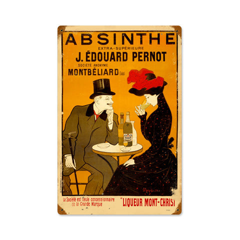Absinthe Cafe Vintage Sign Metal Sign