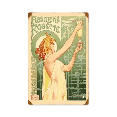 Absinthe Robette Vintage Sign Metal Sign
