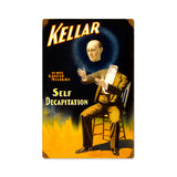 Keller Self Decapitation Vintage Sign Metal Sign