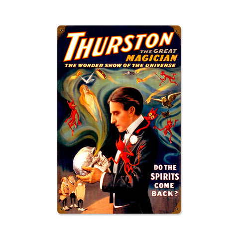 Thurston-Spirits-Come-Back-Vintage-Sign-Metal-Sign