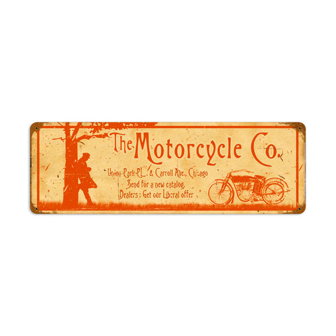 Motorcycle Company Vintage Sign Metal Sign