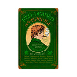 Marijuana Redhead Vintage Sign Metal Sign