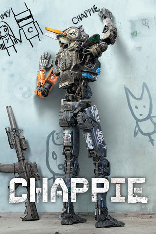 Chappie Style D Movie Poster 11 x 17 inch