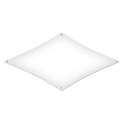 Pinstriper Sign Blank Diamond Shape Metal Sign