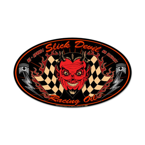 Slick Devil Vintage Sign Metal Sign