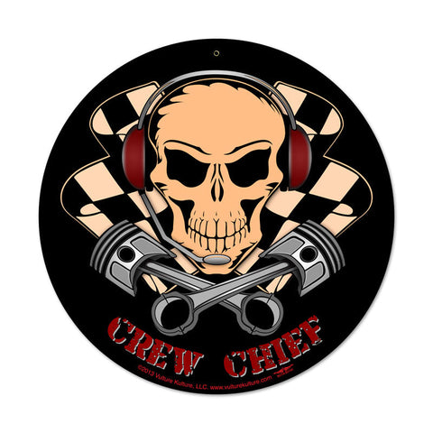 Crew-Chief-Vintage-Sign-Metal-Sign