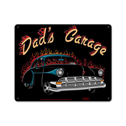 Dad'S Garage Vintage Sign Metal Sign