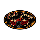 Dad'S Garage Tire Vintage Sign Metal Sign