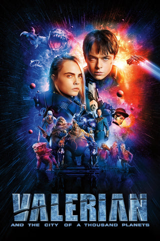 Valerian and the City of a Thousand Planets Style D Movie Poster 11 x 17 inch
