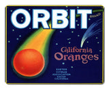 Orbit Oranges Vintage Metal Sign Metal Sign