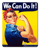 Rosie Riveter Vintage Metal Sign Metal Sign