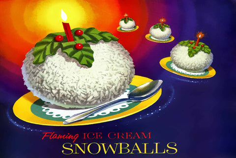 Flaming Vintage Metal Sign Metal Sign