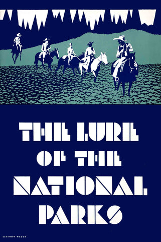 Lure National Parks Vintage Metal Sign Metal Sign