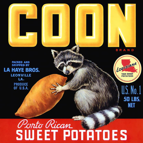 Coon Sweet Potatoes Vintage Metal Sign Metal Sign