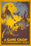 Game Crop Vintage Metal Sign Metal Sign
