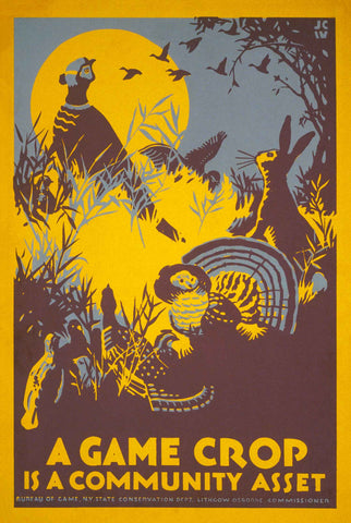 Game Crop Vintage Metal Sign Metal Sign