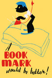 Book Mark Vintage Metal Sign Metal Sign