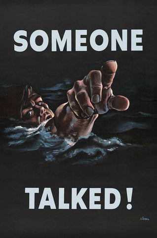 Someone Talked Vintage Metal Sign Metal Sign