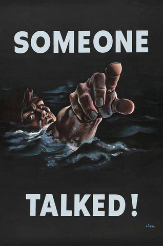 Someone Talked Vintage Metal Sign Metal Sign