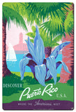 Discover Puerto Rico 2 24 X 36 vintage metal sign Metal Sign