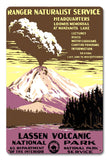 Lassen Volcanic Park 12 X 18 vintage metal sign Metal Sign