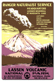 Lassen Volcanic Park 24 X 36 vintage metal sign Metal Sign
