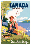 Canada For Fishing 24 X 36 vintage metal sign Metal Sign