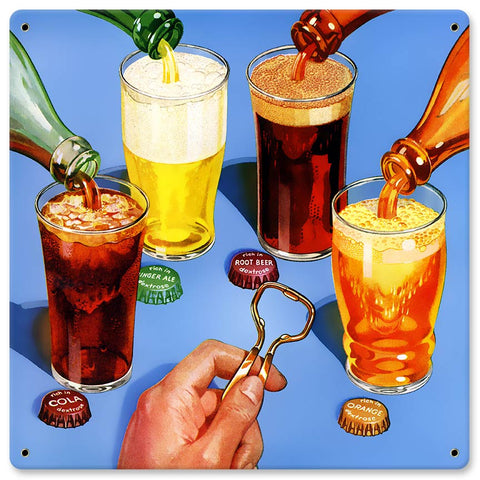 Pop Art 12 X 12 vintage metal sign Metal Sign