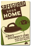 Safeguard Your Home 16 X 24 vintage metal sign Metal Sign
