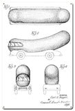 Weinermobile Patent Metal Sign 24in X 36in Metal Sign