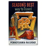 Seasons Best Way To Travel Metal Sign 16in X 24in Metal Sign