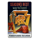 Seasons Best Way To Travel Metal Sign 12in X 18in Metal Sign