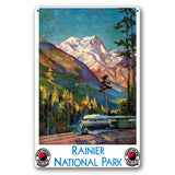 VTG406   RAINIER NATIONAL PARK Metal Sign