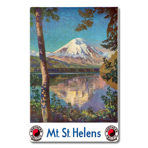 VTG408   MOUNT ST HELENS Metal Sign