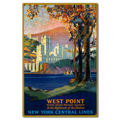 VTG418   WEST POINT MILITARY Metal Sign
