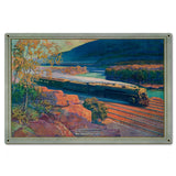 WESTWARD BOUND 24 x 16 Satin Metal Sign