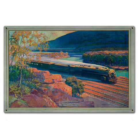 WESTWARD BOUND 24 x 16 Satin Metal Sign