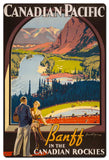 VTG426   BANFF CANADIAN ROCKIES Metal Sign