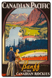 VTG427   BANFF CANADIAN ROCKIES Metal Sign