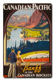 VTG428   BANFF CANADIAN ROCKIES Metal Sign