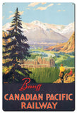 VTG429   BANFF CANADIAN PACIFIC RAILWAY Metal Sign