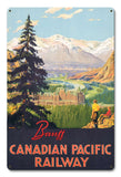 VTG431   BANFF CANADIAN PACIFIC RAILWAY Metal Sign
