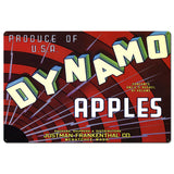 VTG444   DYNAMO APPLES Metal Sign