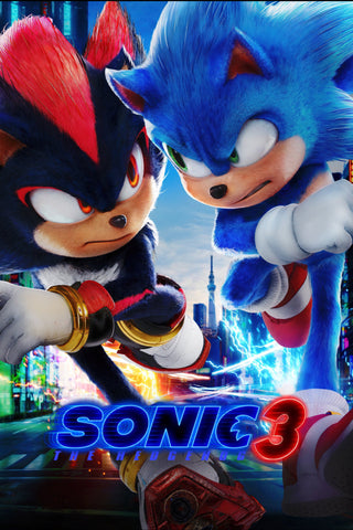 Sonic the Hedgehog 3 Style D Movie Poster 11 x 17 inch